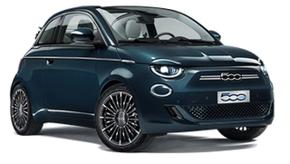 Fiat 500 with winter tires