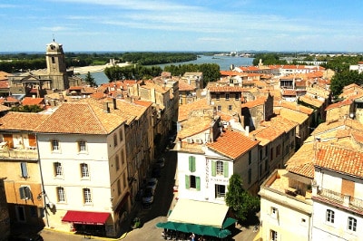 Vue d'Arles en Provence.