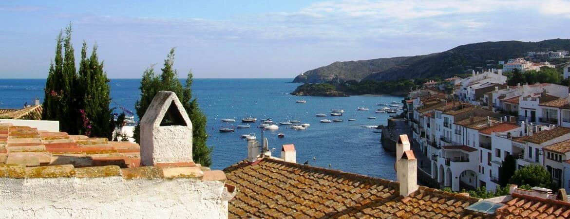 Panorama de la Costa Brava en Catalogne en Espagne.