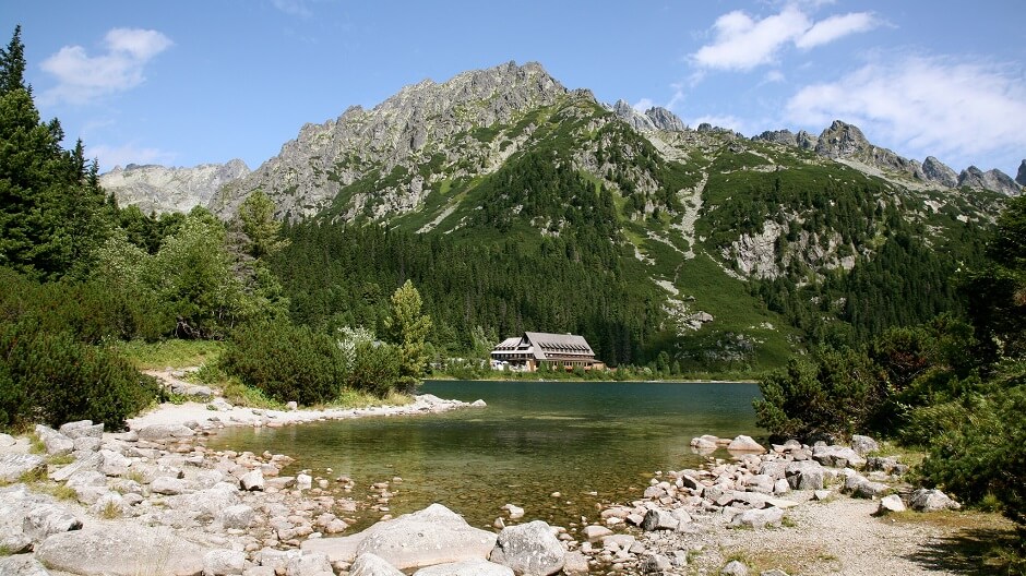 Vue du parc national des Tatras en Slovaquie.