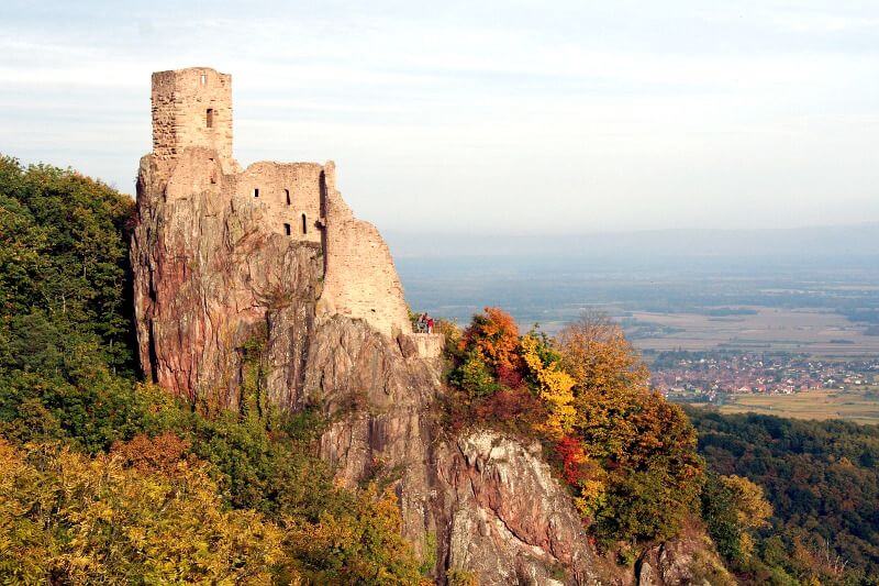 Château-fort en Alsace.