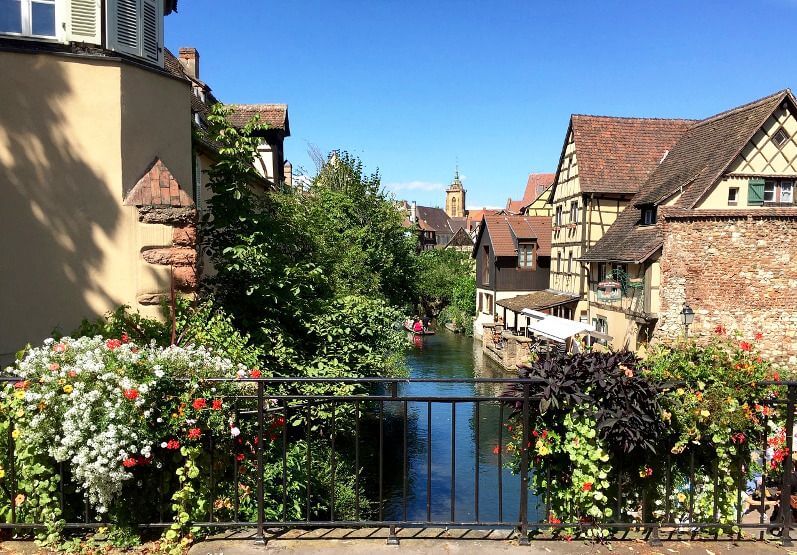 Un canal à Colmar.