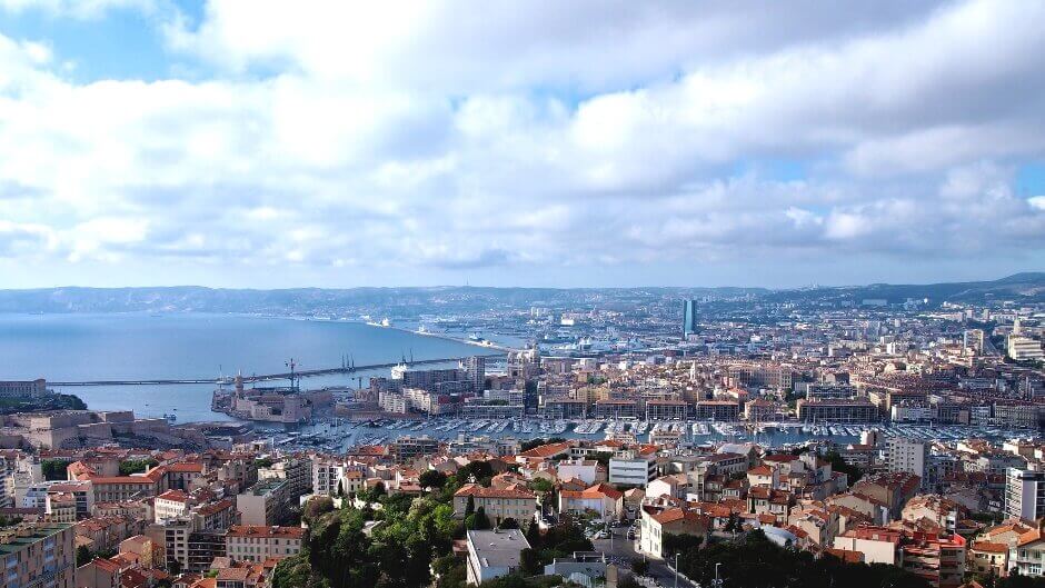 Panorama sur Marseille.