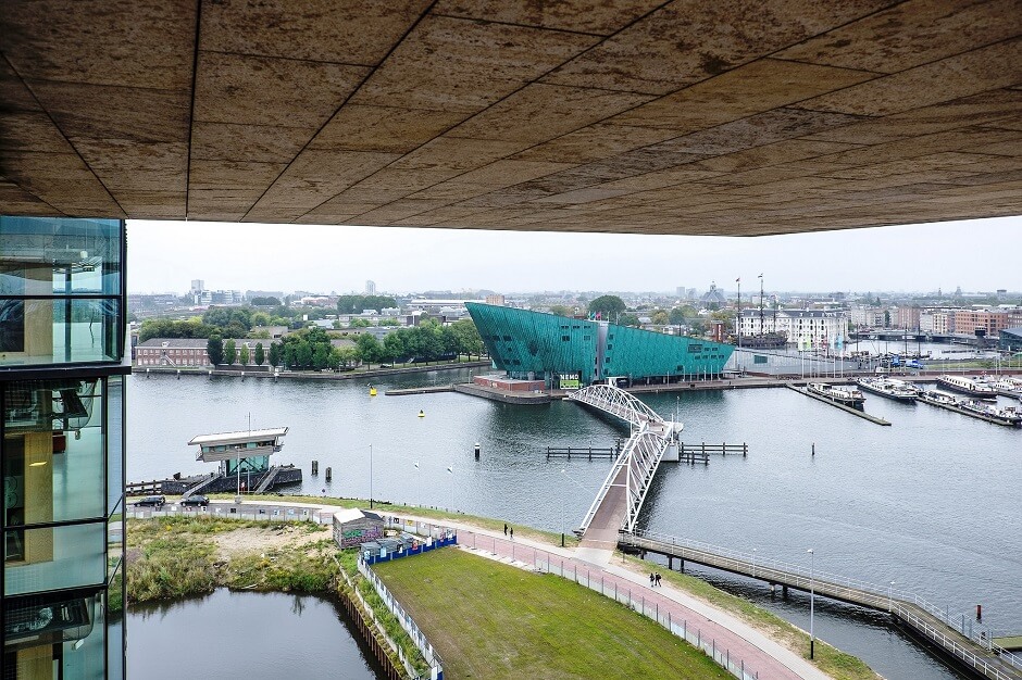 Vue sur Amsterdam.