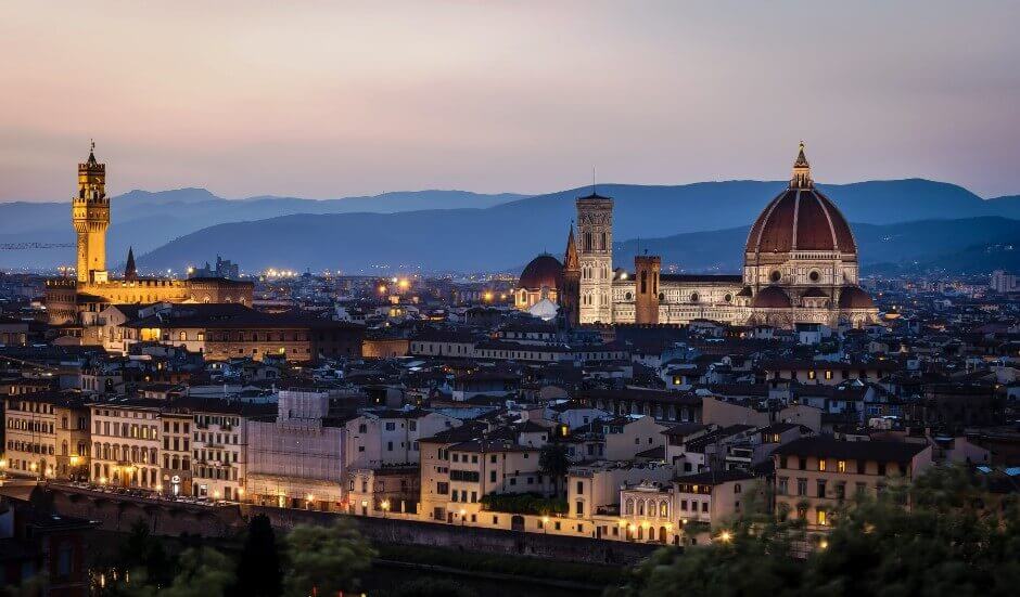 Vue générale de Florence.
