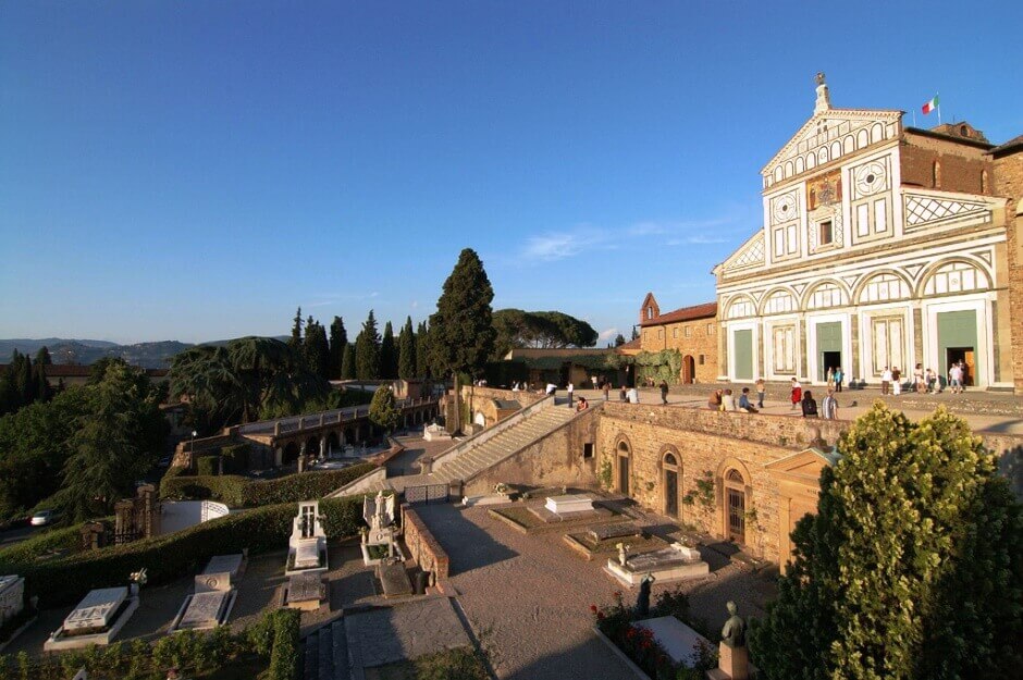 Vue de San Miniato à Florence.