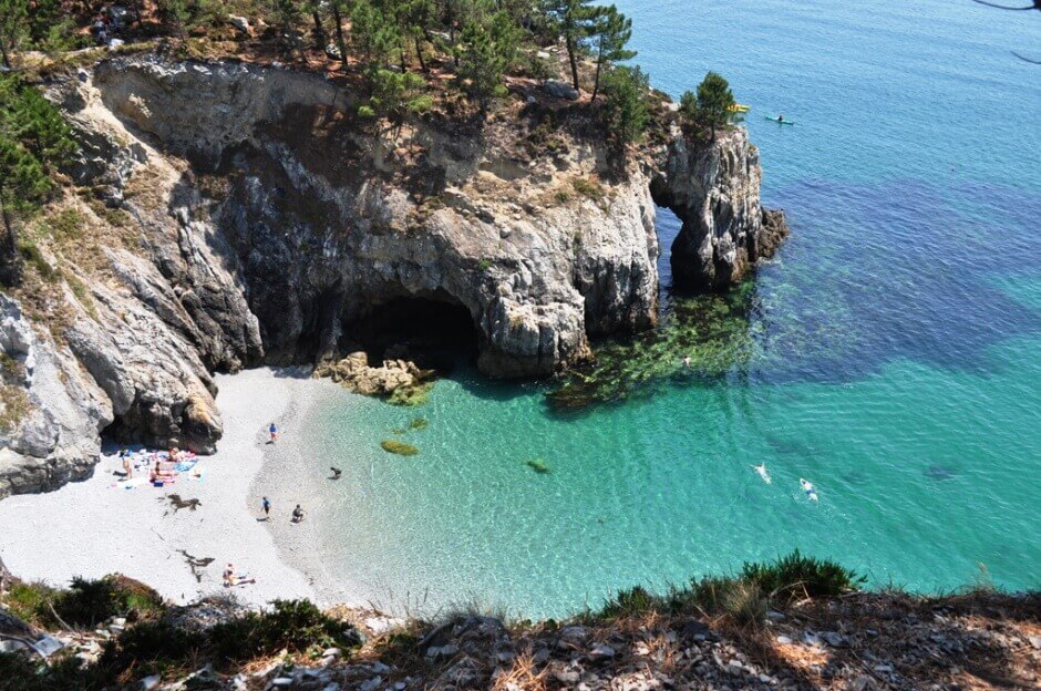 Une plage en Bretagne.