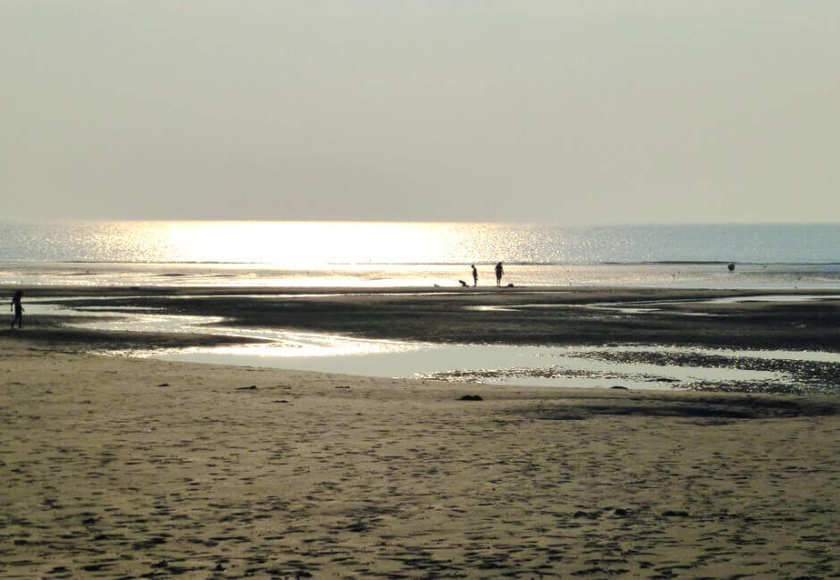 Vue de la plage du Touquet.