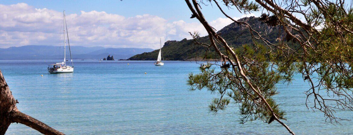 Une plage à Porquerolles.