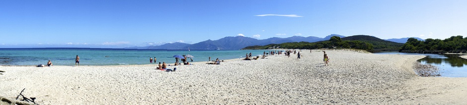 Plage de Saleccia en Corse.