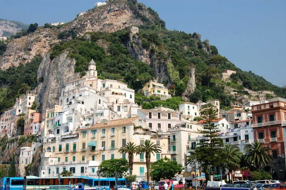 Vue d'Amalfi en Italie.