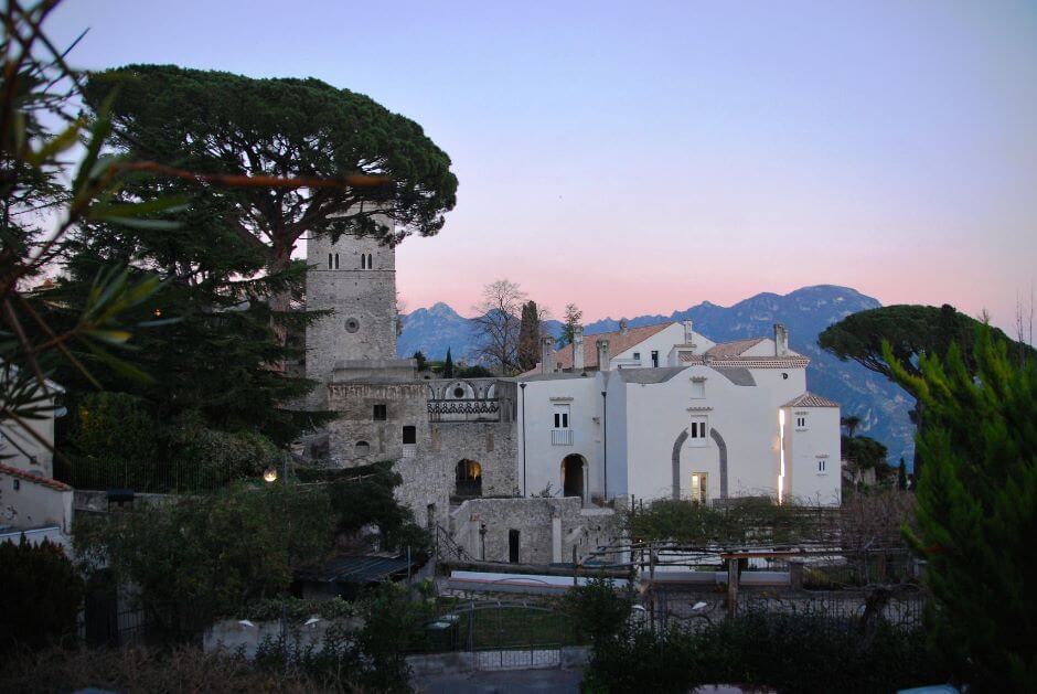 Vue du village de Ravello en Italie.