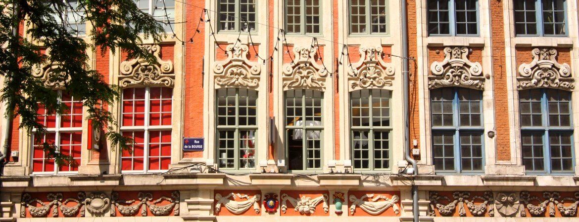 Vieilles façades à Lille.