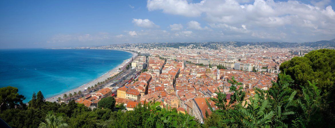Vue panoramique de Nice.