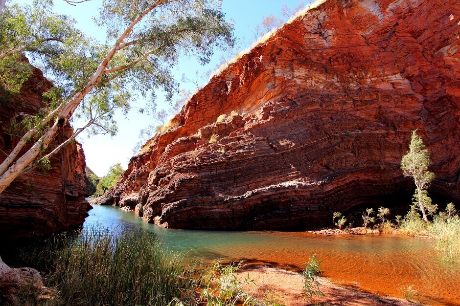 Vue du parc national de Karijini en Australie.