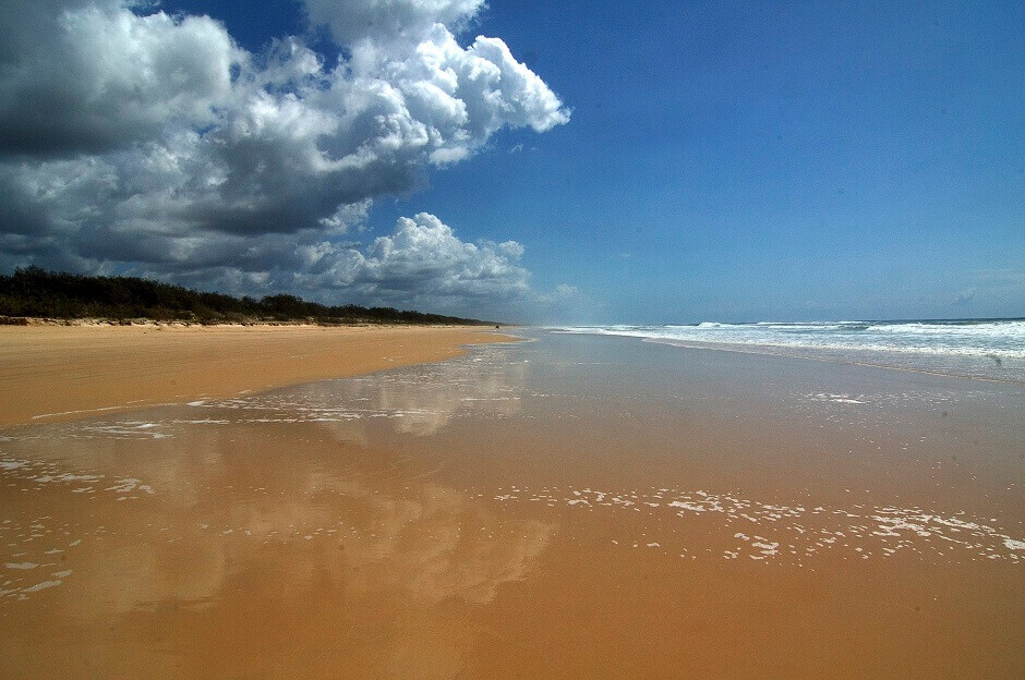 Vue de l'île Fraser en Australie.