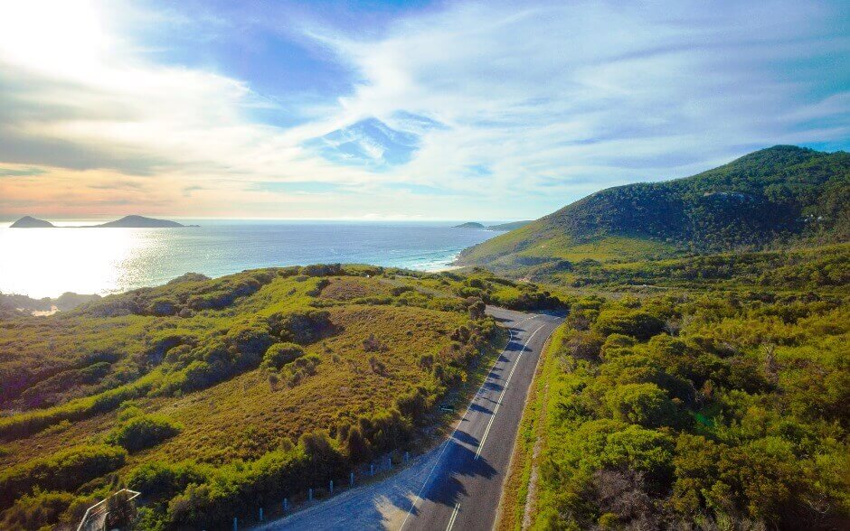 Vue du parc national de Wilsons Promontory en Australie.