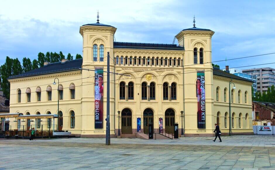 Le Centre Nobel de la Paix à Oslo.