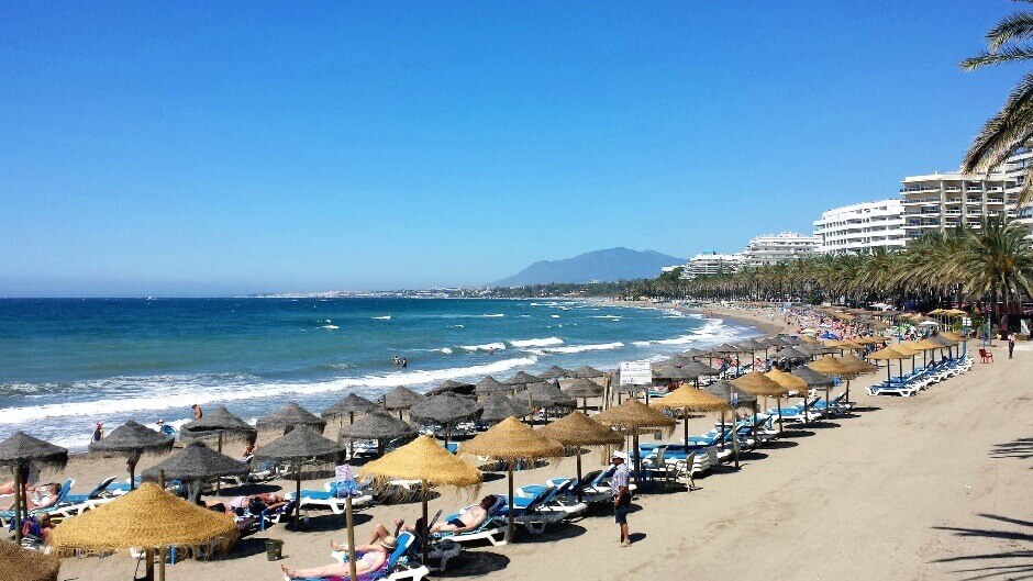 Une plage en Andalousie.