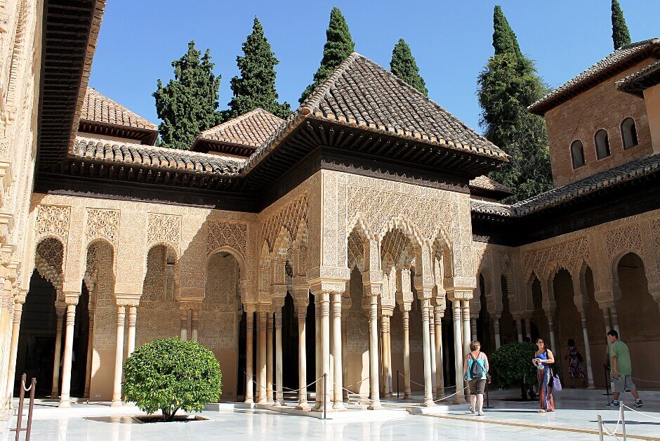 Un palais arabe en Andalousie.