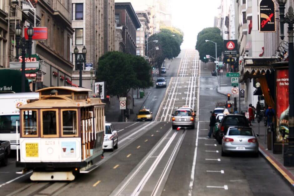 Le quartier de Downtown à San Francisco.