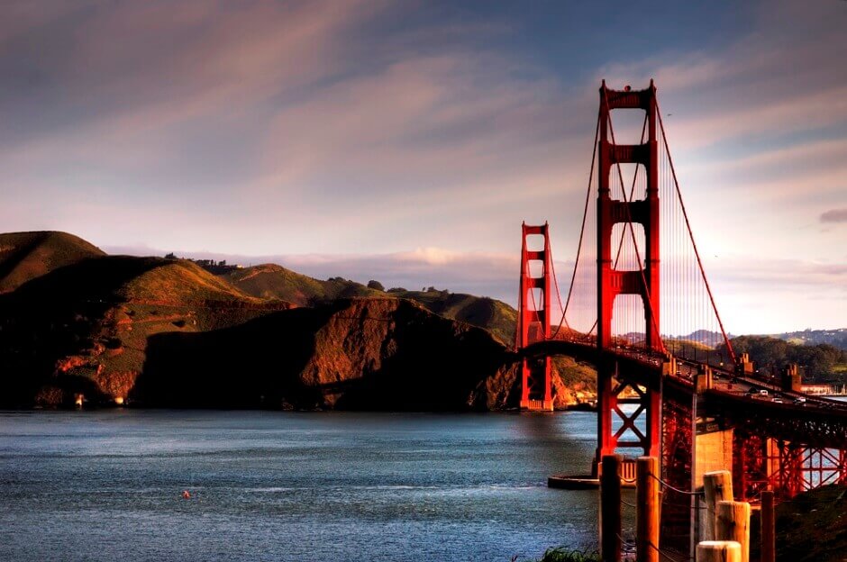 Le Golden Gate à San Francisco.