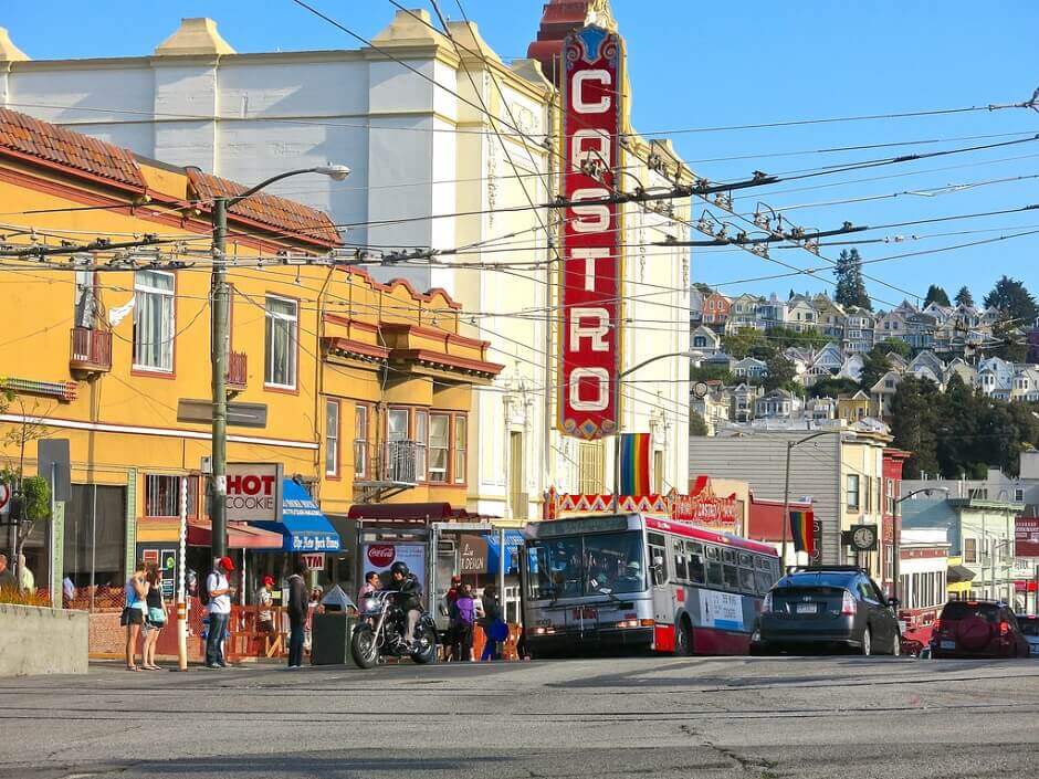 Façade d'un cinéma à San Francisco.