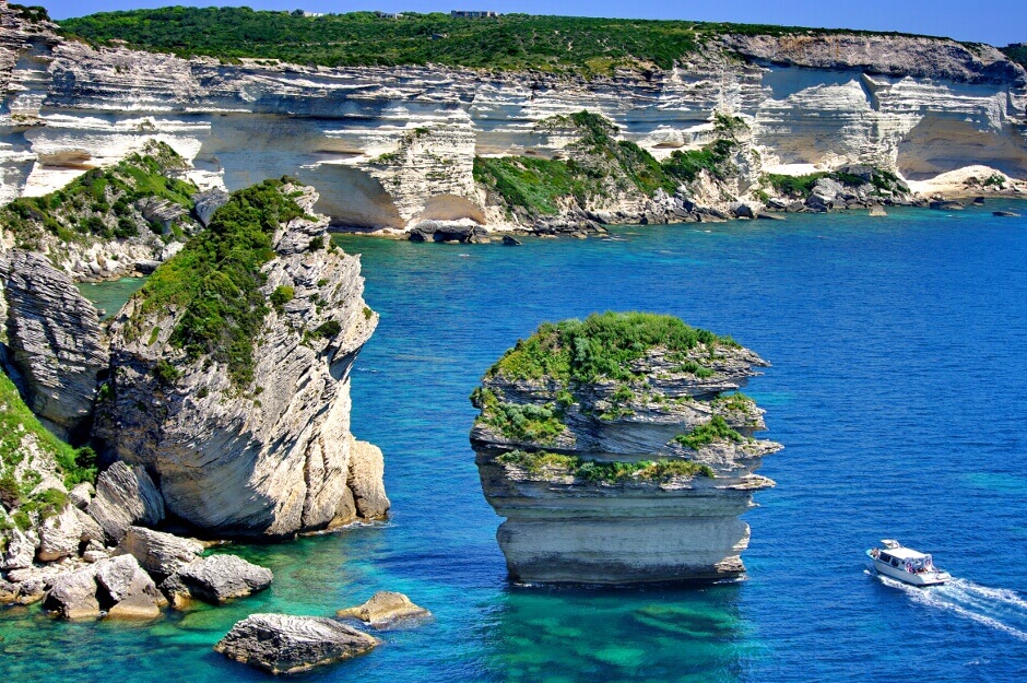 Balade en bateau Bonifacio