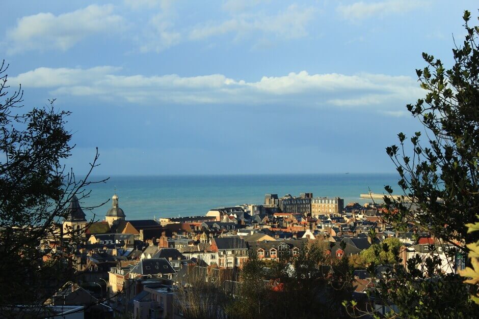 Vue sur Dieppe