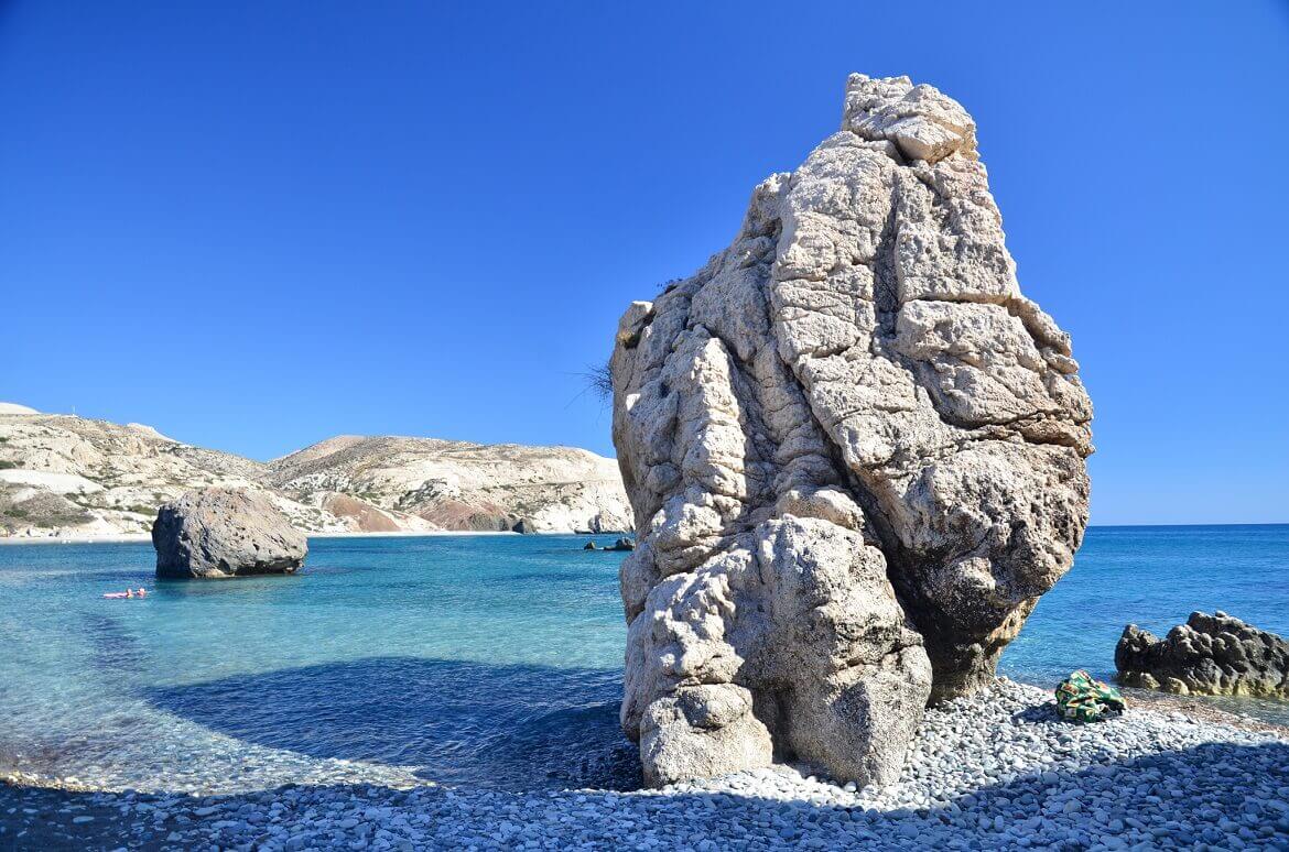 Les roches d'Aphrodite à Chypre.