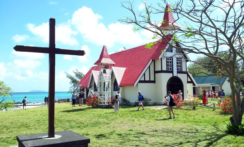 Église à l'île Maurice.