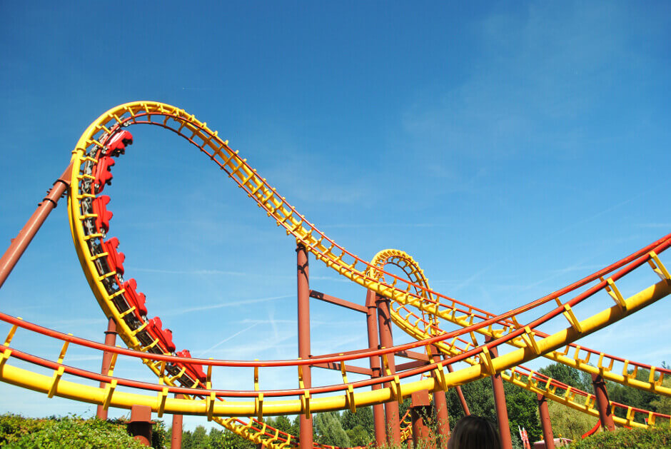 Vue du parc Astérix.