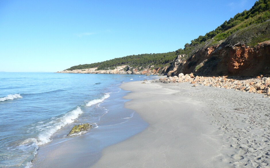 Plage de Santo Tomas à Minorque.