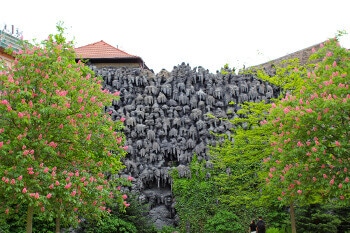 Un jardin à Prague.