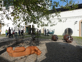 Sculptures en plein air à Prague.