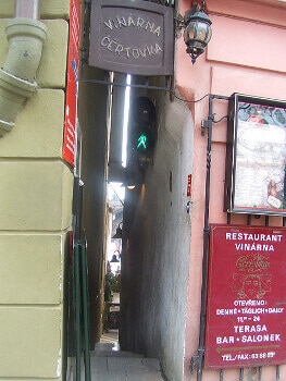 Une ruelle à Prague