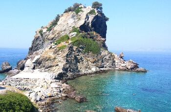 Une chapelle sur l'île de Skopelos.