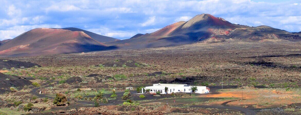 Paysage volcanique à Lanzarote.