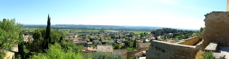 Le village de Châteauneuf-du-Pape