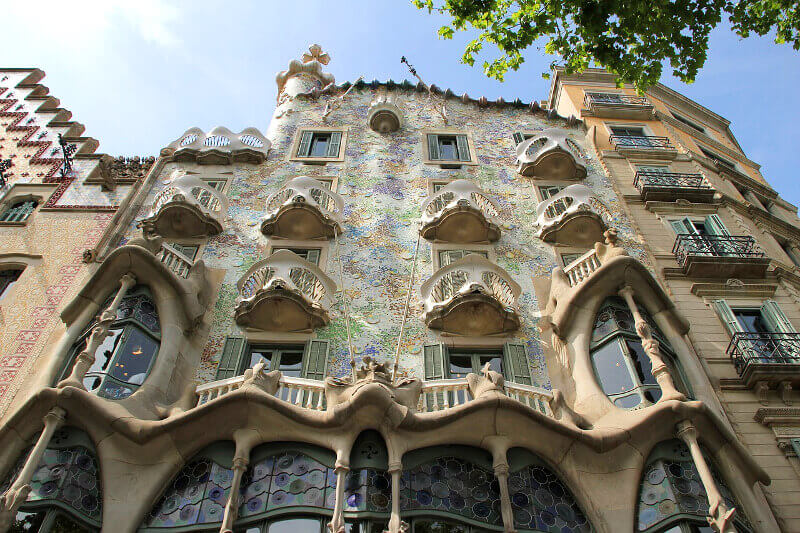 Maison de Gaudí à Barcelone.