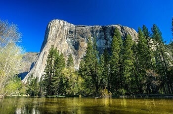 Paroi rocheuse aux USA.