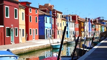 Maisons colorées de Burano.