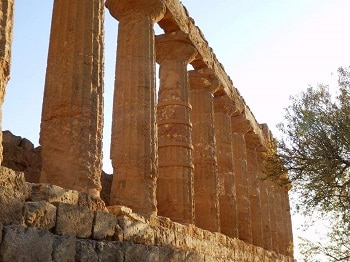 Un temple grec en Sicile.