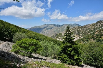 Montagnes en Sicile.