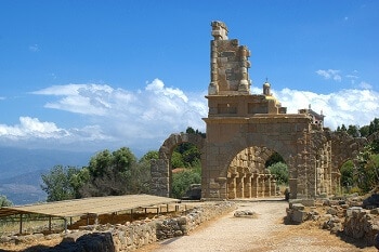 Un temple romain en Sicile.