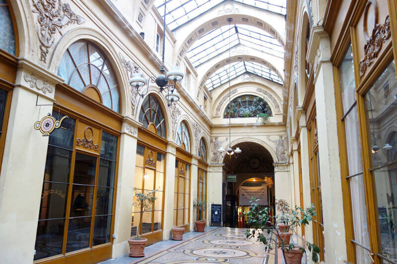 La Galerie Vivienne à Paris.