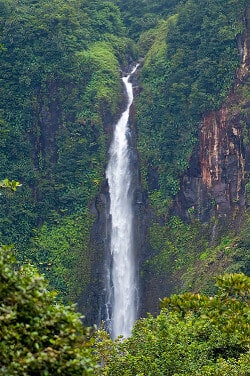 Les Chutes du Carbet en Guadeloupe.