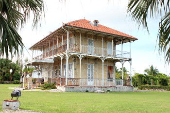 Maison coloniale en Guadeloupe.