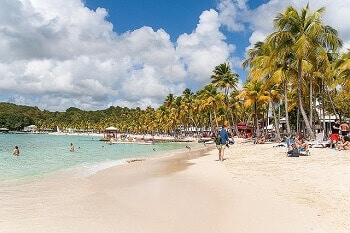 Plage de rêve en Guadeloupe.