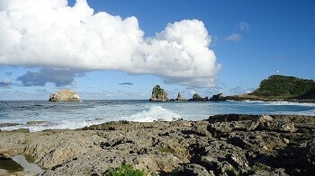 Cap sauvage en Guadeloupe.